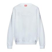 Sweatshirt S-Mart-Bigoval Diesel , White , Heren