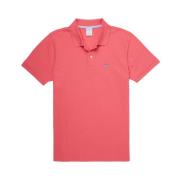 Slim-fit korte mouwen pique poloshirt Brooks Brothers , Pink , Heren