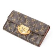 Pre-owned Coated canvas wallets Louis Vuitton Vintage , Brown , Dames