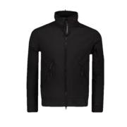 Zwarte Shell-R Jas Cmow093A Stijl C.p. Company , Black , Heren