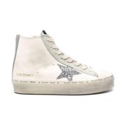 Casual Witte Leren Sneakers Golden Goose , White , Dames