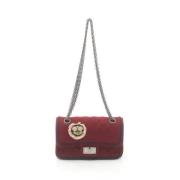 Pre-owned Wool chanel-bags Chanel Vintage , Red , Dames