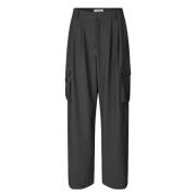 Grijze cargo broek Valo mbyM , Gray , Dames