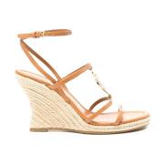 Stijlvolle Zeppe voor een trendy look Tory Burch , Beige , Dames