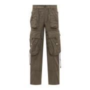 Cargo Broek met Veel Zakken Dsquared2 , Green , Dames