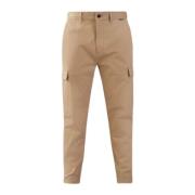 Moderne Twill Tapered Cargo Broek Calvin Klein , Beige , Heren