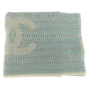 Pre-owned Cashmere scarves Chanel Vintage , Blue , Dames