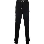 Zwarte Katoenen Joggingbroek met Flock Stijl Balmain , Black , Heren