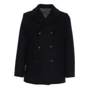 Navy Blauwe Jas Herenmode Circolo 1901 , Blue , Heren