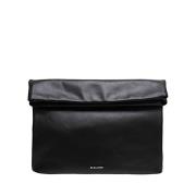 Stijlvolle Leren Tas voor Vrouwen Jil Sander , Black , Dames