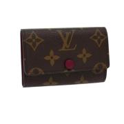 Pre-owned Canvas key-holders Louis Vuitton Vintage , Brown , Dames