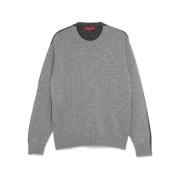 Tweekleurige wol-kasjmier trui Gucci , Gray , Heren