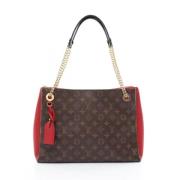 Pre-owned Canvas shoulder-bags Louis Vuitton Vintage , Red , Dames