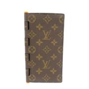 Pre-owned Canvas wallets Louis Vuitton Vintage , Brown , Dames