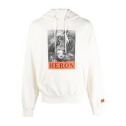 Stijlvolle Witte Sweatshirt voor Heren Heron Preston , White , Heren