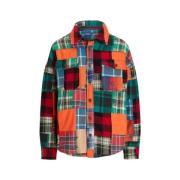 Oversized Patchwork Shirt Polo Ralph Lauren , Multicolor , Dames