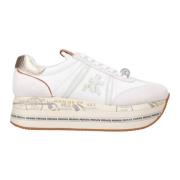 Casual Sneaker met 100% samenstelling Premiata , Beige , Dames