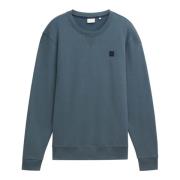 Blauwe Crewneck Sweatshirt Freewear Tom Tailor , Blue , Heren