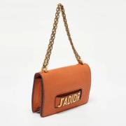 Pre-owned Leather dior-bags Dior Vintage , Orange , Dames