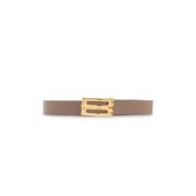 Leren riem Victoria Beckham , Beige , Dames