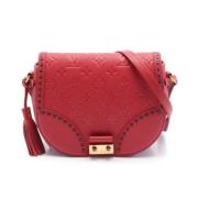 Pre-owned Canvas shoulder-bags Louis Vuitton Vintage , Red , Dames