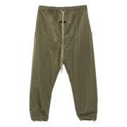 Gekreukelde Nylon Trackpant met Militaire Kleur Fear Of God , Green , ...