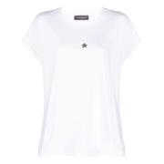 Capricorn Korte Mouw Wit T-shirt Lorena Antoniazzi , White , Dames