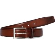 Heren Leren Riem Cognac Magnanni , Brown , Heren