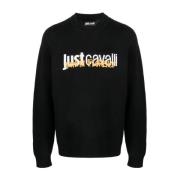 Zwarte Sweaters - ***cv Just Cavalli , Black , Heren