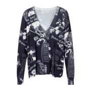 Herfst/Winter Dames Trui Collectie Desigual , Black , Dames