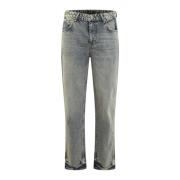 Straight Leg Denim Jeans Represent , Blue , Heren