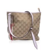 Pre-owned Canvas gucci-bags Gucci Vintage , Beige , Dames