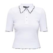 Geribbelde top Rotate Birger Christensen , White , Dames