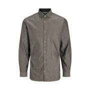 Slim Fit Chocolade Torte Shirt Jack & Jones , Brown , Heren