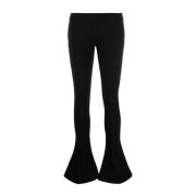 Zwarte Flare Broek Balmain , Black , Dames