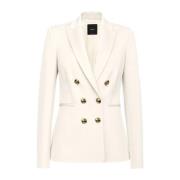 Stijlvolle jas met 100% samenstelling Pinko , White , Dames