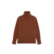 Elegante Pullover Trui voor Vrouwen Suncoo , Brown , Dames