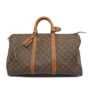 Pre-owned Fabric louis-vuitton-bags Louis Vuitton Vintage , Brown , Da...