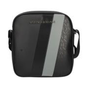 Zwarte Crossbody Tas Xm000162 Armani Exchange , Black , Heren