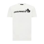 Logo T-shirt Dsquared2 , White , Heren