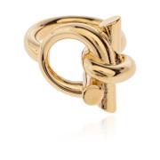 Messing ring Salvatore Ferragamo , Yellow , Heren