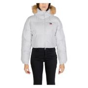 Faux Alaska Jassen en Mantels Collectie Tommy Jeans , White , Dames