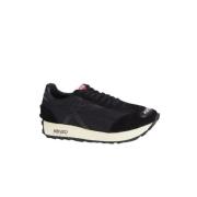 Zwarte stijlvolle sneakers met rubberen zool Kenzo , Black , Heren