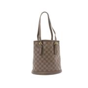 Pre-owned Canvas louis-vuitton-bags Louis Vuitton Vintage , Brown , Da...