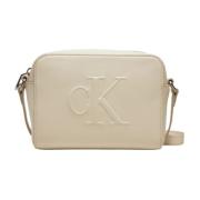 Stijlvolle cameratas voor vrouwen Calvin Klein Jeans , Beige , Dames