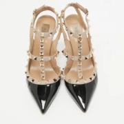 Pre-owned Leather heels Valentino Vintage , Black , Dames