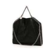 Zwarte Crossbody Tas met Zilveren Ketting Stella McCartney , Black , D...