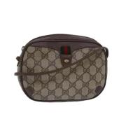 Pre-owned Leather gucci-bags Gucci Vintage , Beige , Dames