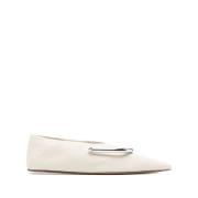 Grijze Gesloten Ballerina Flats Jil Sander , Gray , Dames