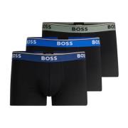 Mannen Trunk Ondergoed Pak van 3 Hugo Boss , Black , Heren